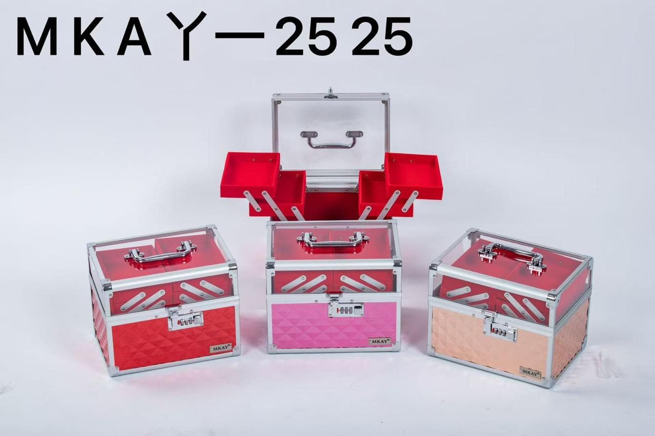 Two-Tier Aluminium Beauty Case